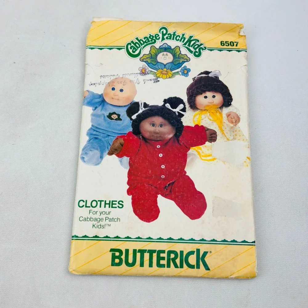 Butterick Cabbage Patch Kids 3 Sewing Pattern Lot 415 6980 6507 Costumes Preemie